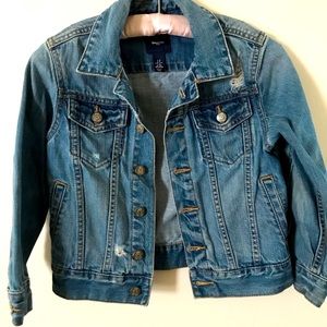 Gap Distressed Jean jacket